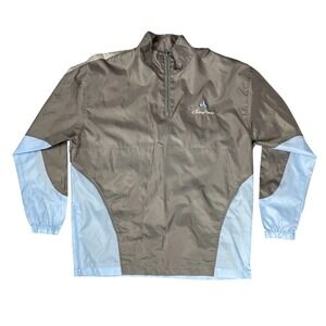Disneyland Resort Embroidered 1/4 Zip Mock Neck Windbreaker Rain Jacket Sz L NWT